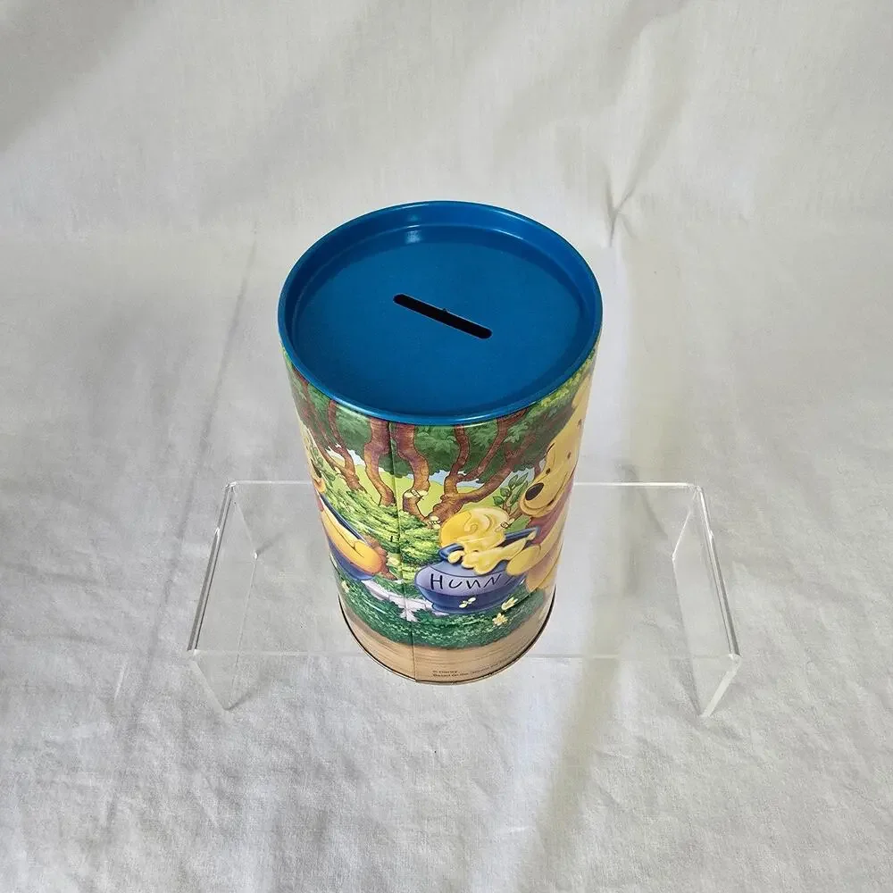 Disney Winnie the Pooh Tin Coin Piggy Bank Pull Apart 6